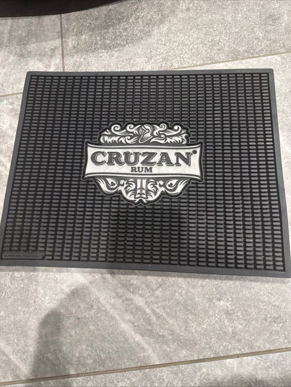 Cruzan Rum Bar Rails. Commercial Grade Rubber